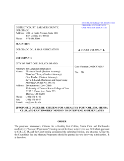 11 Proposed Order Granting Motion to Intervene