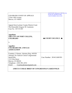 28 Congressman Polis Amicus Curiae Brief