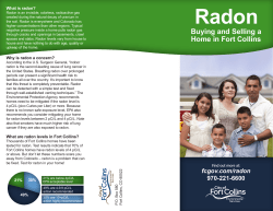 Radon: Buying and Selling a Home in Fort Collins