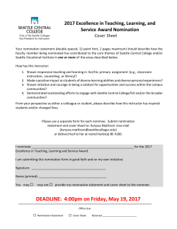Nomination Form