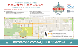 Information about street closures.