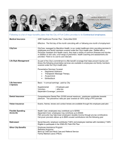 Contractual Benefits