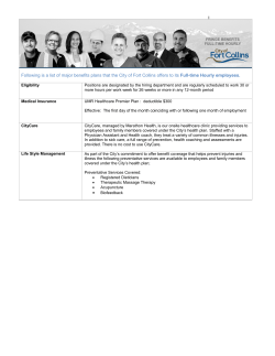 Full-time Hourly Benefits