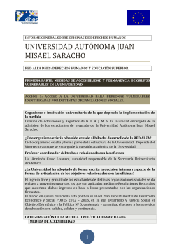 UNIVERSIDAD AUT NOMA JUAN MISAEL SARACHO
