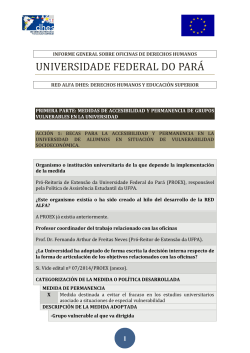 UNIVERSIDADE FEDERAL DO PARA