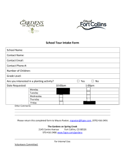 To reserve your tour time, please complete and submit our School Intake Form.