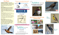 Birding Guide presented by Audubon Rockies (2015)