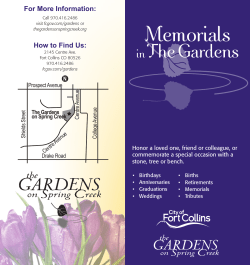Download the Memorials brochure for more information.