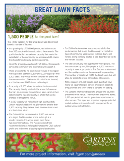 attendance cap (maximum) of 1,500 persons