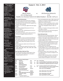 Old Dominion Game Notes