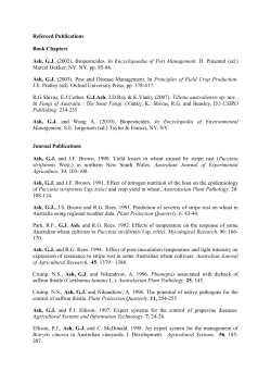 Prof Ash s publications