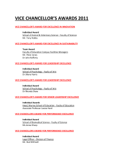 See the past 2011 Award Recipients