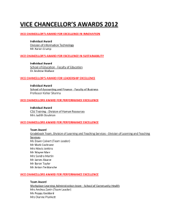 Check out the past 2012 Award Recipients