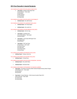 Check out the past 2014 Award Recipients