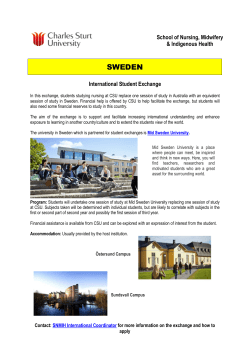 Sweden (Mid Sweden University)
