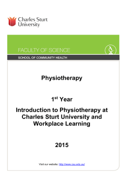 Physiotherapy Handbook