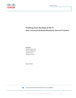 Profiting from the Rise of Wi-Fi