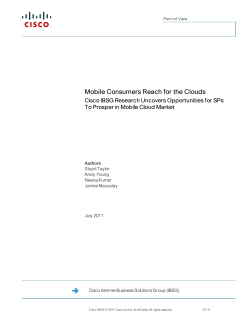 Mobile Consumers Reach for the Clouds