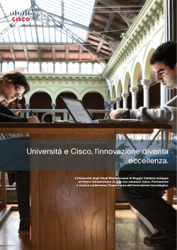 Universit degli Studi Mediterranea di Reggio Calabria