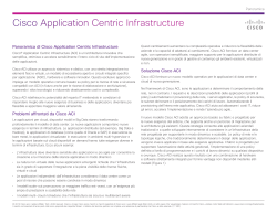 Cisco Application Centric Infrastructure