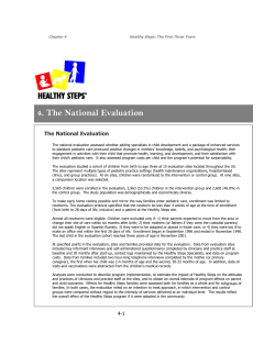 The National Evaluation