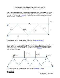 Unit 1.3.2 - exercises with Autodesk ForceEffect