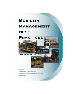 Mobility Management Best Practices 2006 Review