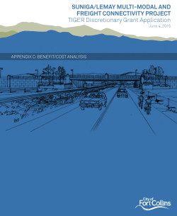 2015 TIGER Grant Submittal Appendix C (Benefit / Cost Analysis)