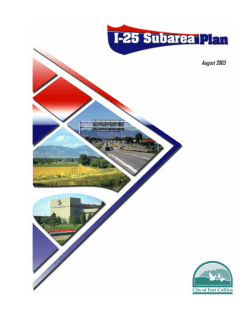 I-25 Subarea Plan