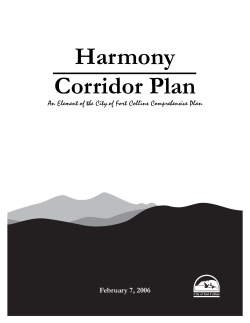 Harmony Corridor Plan