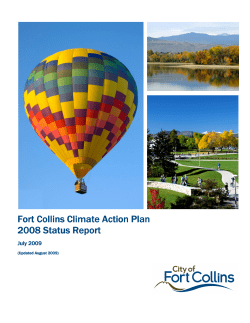 2008 Fort Collins Climate Status Report