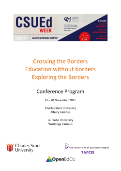 CSU Ed Program 2015 (pdf)