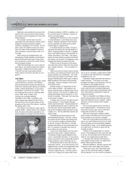 Season Outlook (Pages 18-19)