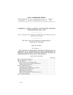 2013 spending bill