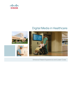 T&eacute;l&eacute;charger le PDF : Brochure &ndash; Syst&egrave;me multim&eacute;dia num&eacute;rique de Cisco pour le secteur de la sant&eacute;