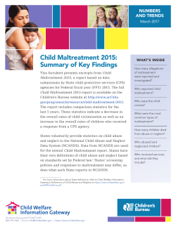 2010 Child Maltreatment Report