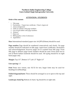 MAJOR PROJECT - Major Project Report Format