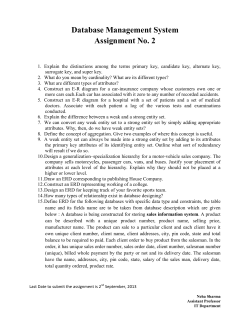 Assignment - Database Management System