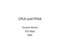 DCS-II - FPGA CPLD UNIT -3 NOTES