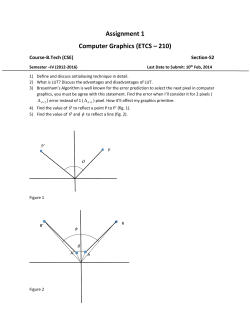 Computer Graphics-ETCS 210 - Assignment 1