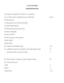 LAN & Networking - LAN & Networking Sample paper-2 by Mr. Rajesh Yadav