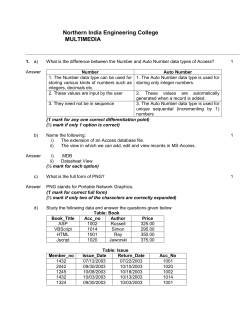 Multimedia - Model Question Paper