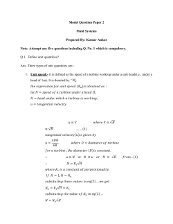 Fluid Systems - Model Paper 2