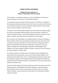 Dr Leone (Pat) Patricia Dickinson