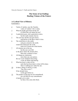 Faith and Future Religious Texts