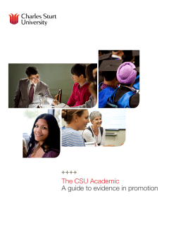 Evidence Guide for Promotion