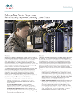 T&eacute;l&eacute;charger le PDF&nbsp;: Solution de mise en r&eacute;seau du centre de donn&eacute;es pour la d&eacute;fense