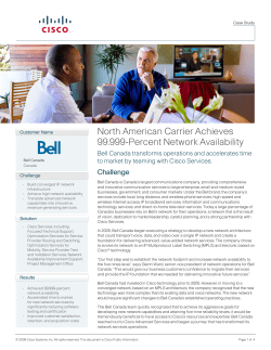 Étude de cas : Bell Canada