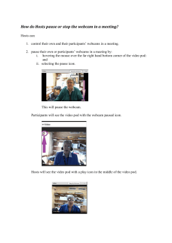 How Do Hosts Pause StopWebcam?