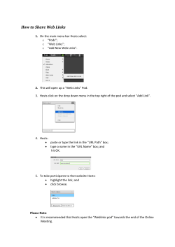 Can I share web links (urls)?